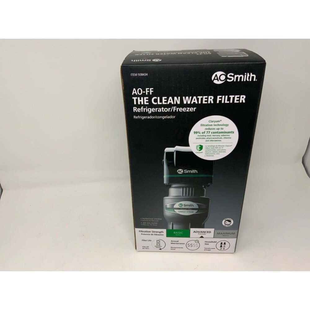 AC Smith AO-FF THE CLEAN WAER FILTER ICE-MAKER